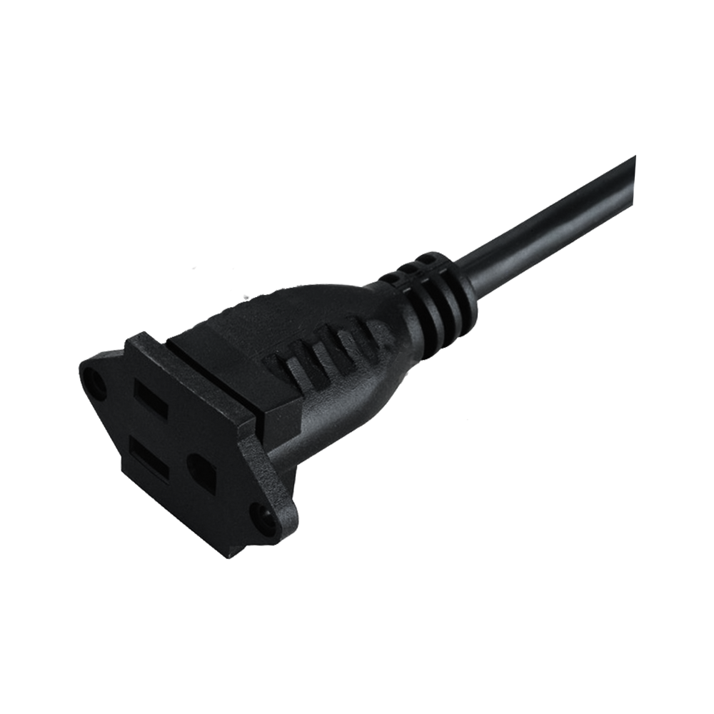 FT-3B2 este un cablu de alimentare cu trei nuclee standard american, mufă-la-priză, cu conector fix, cablu de alimentare certificat UL