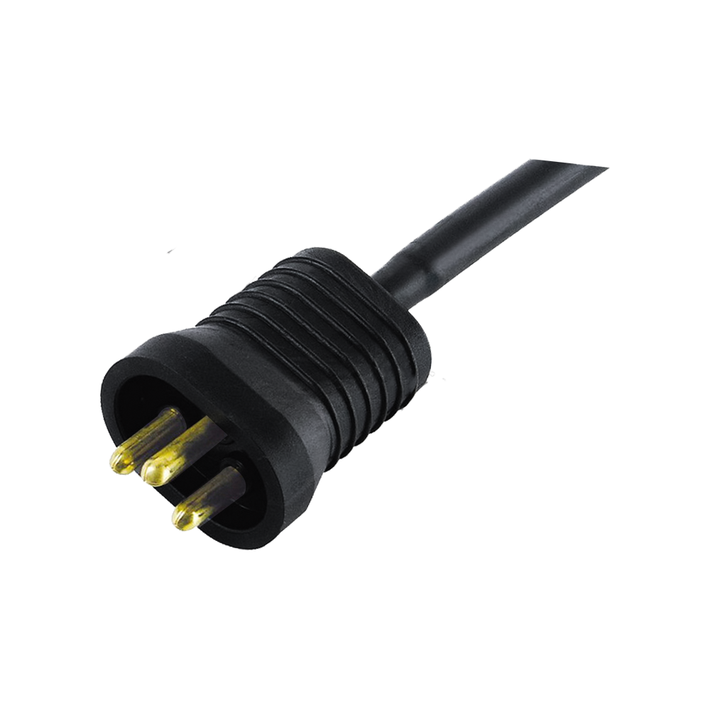 FT-4 Cablu de alimentare oval cu trei nuclee standard SUA, certificat UL